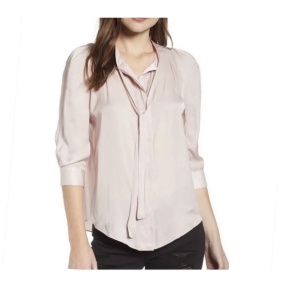 Zadig & Voltaire Touch Satin Blouse in Pink - Picture 6 of 8
